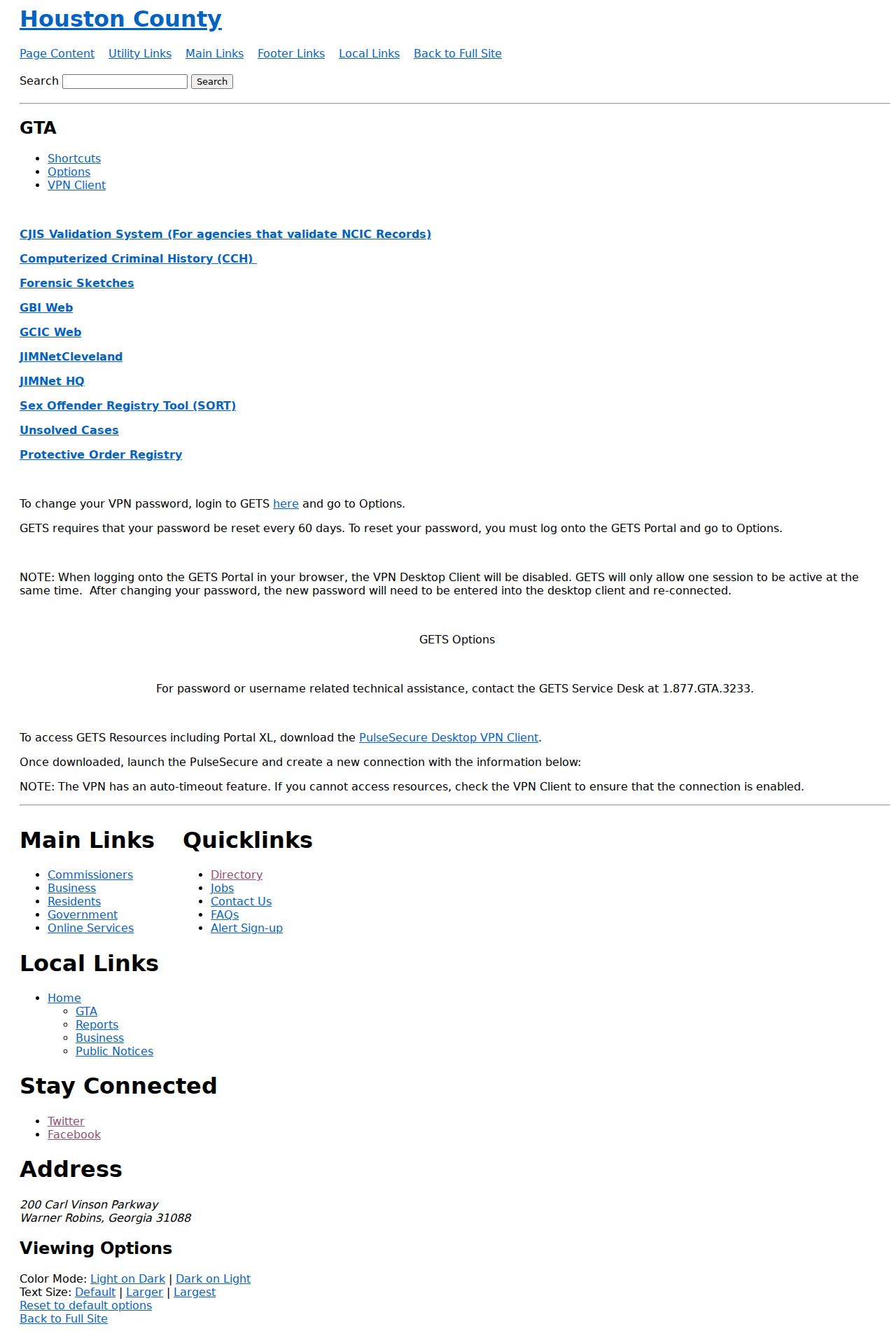 Houston County criminal history official county gateway
